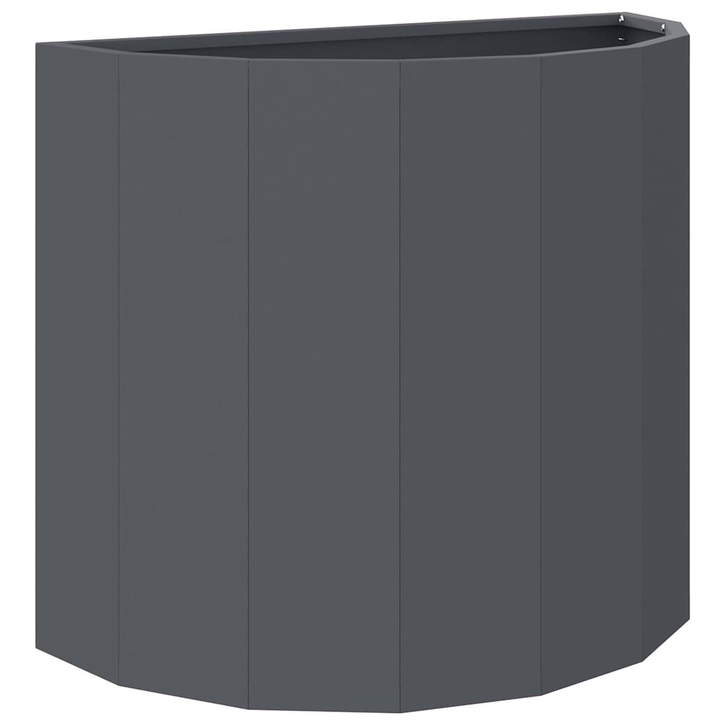 Plantekasse Antracit 60 x 30 x 50 cm Stål