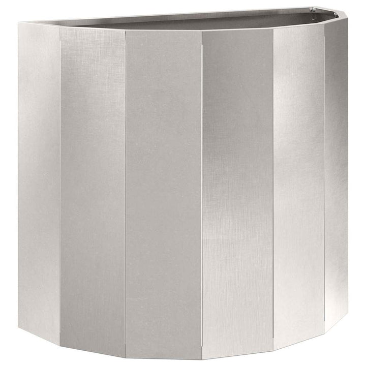 Plantekasse Sølv 60 x 30 x 50 cm Rustfrit stål