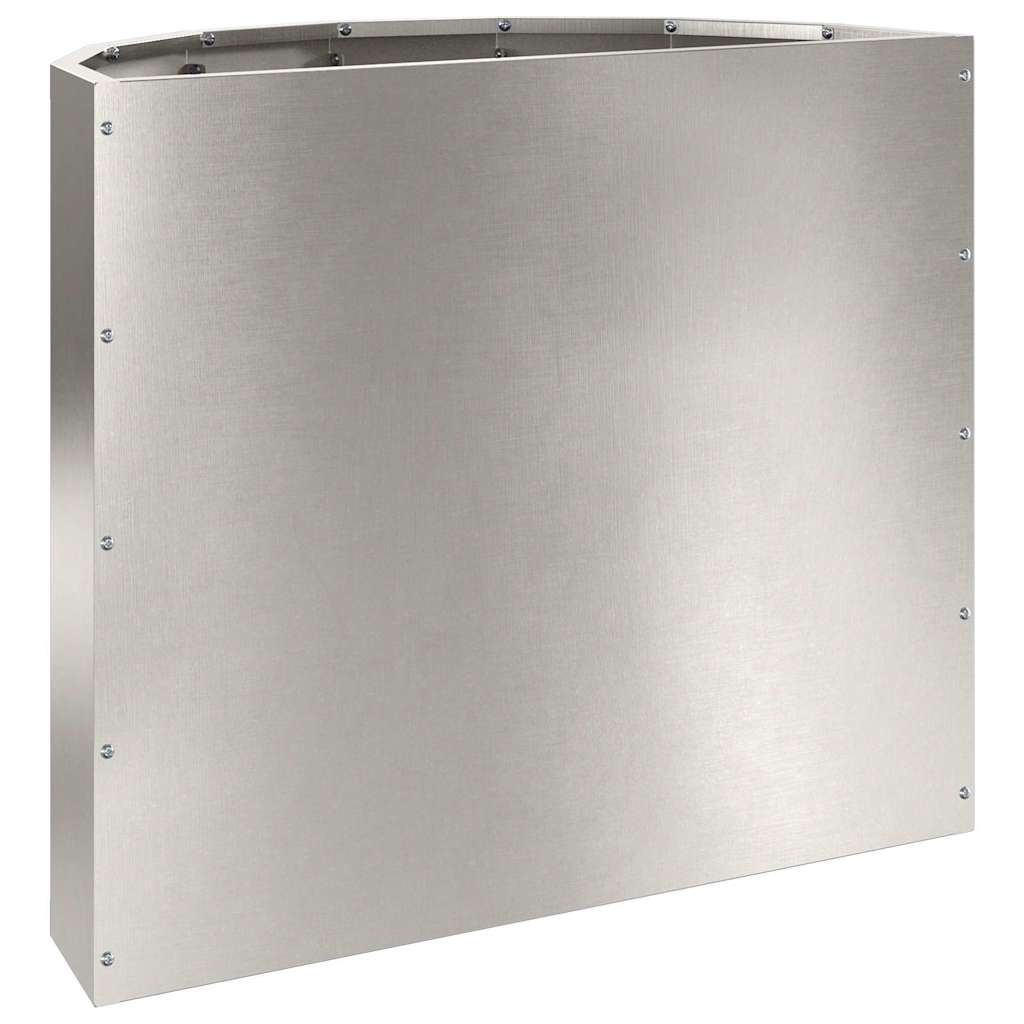 Plantekasse Sølv 60 x 30 x 50 cm Rustfrit stål