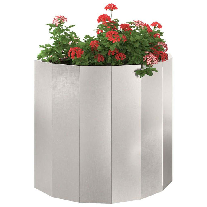 Plantekasse Sølv 60 x 30 x 50 cm Rustfrit stål