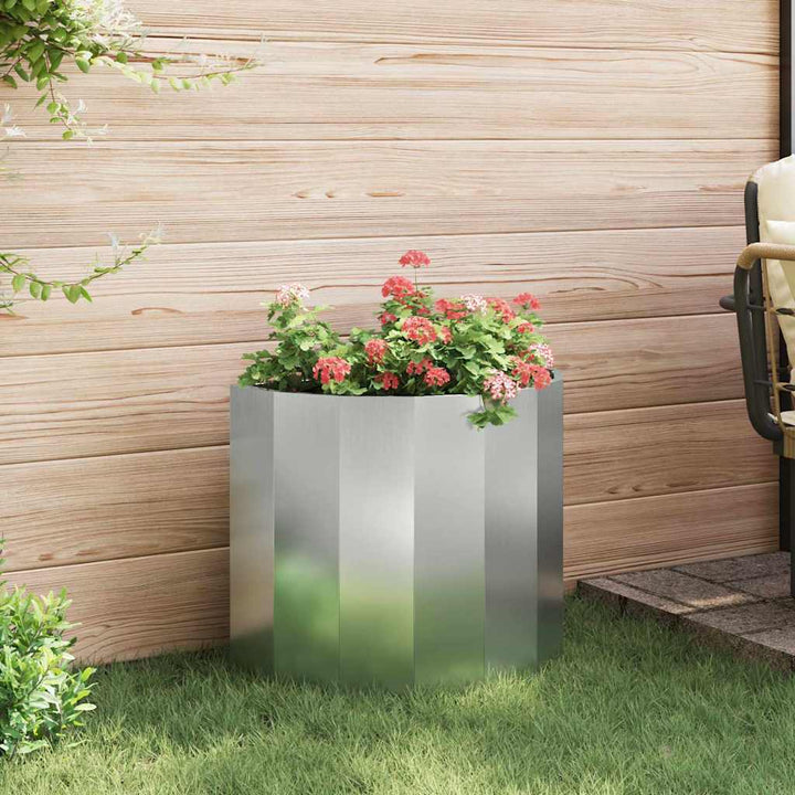 Plantekasse Sølv 60 x 30 x 50 cm Galvaniseret stål