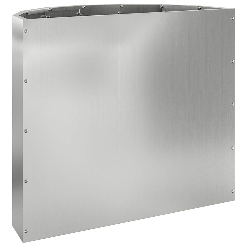 Plantekasse Sølv 60 x 30 x 50 cm Galvaniseret stål