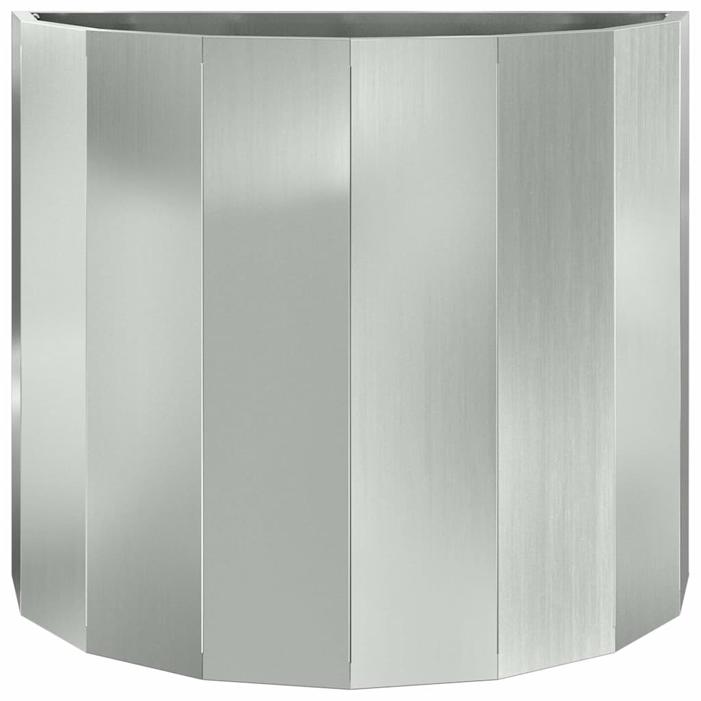 Plantekasse Sølv 60 x 30 x 50 cm Galvaniseret stål