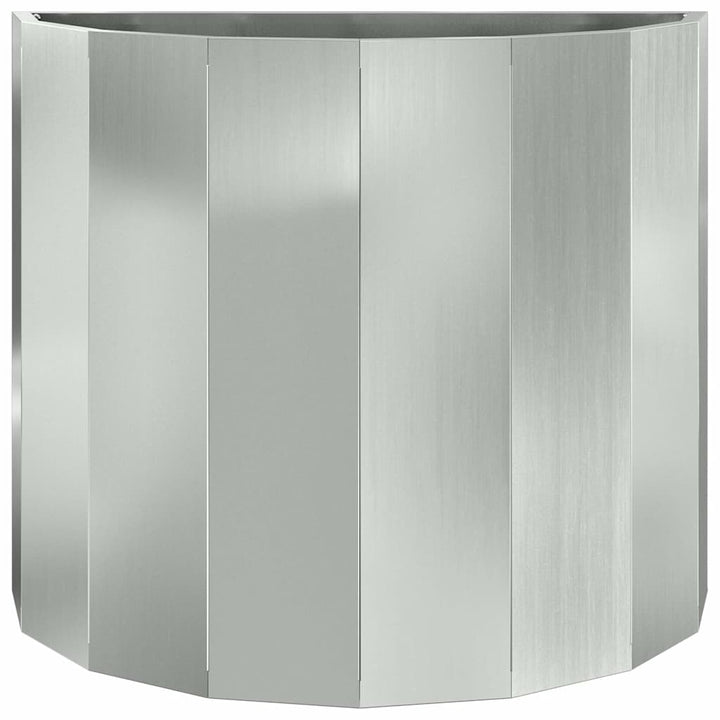 Plantekasse Sølv 60 x 30 x 50 cm Galvaniseret stål