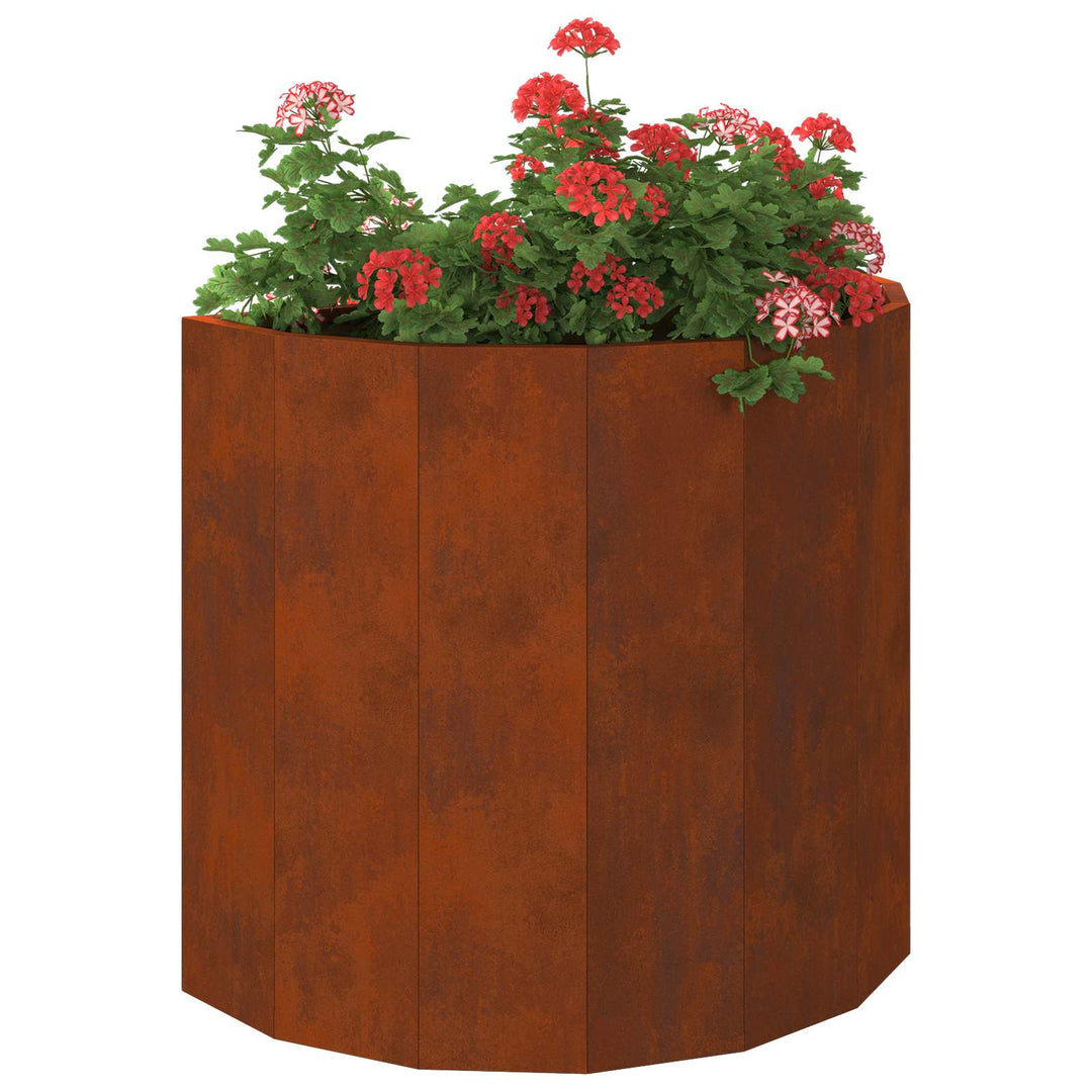 Plantekasse Rusten 60 x 30 x 50 cm Cortenstål