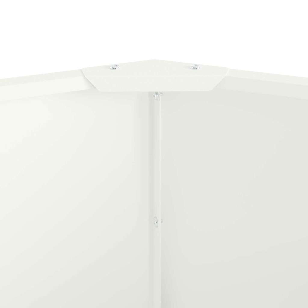 Plantekasse Hvid 120 x 120 x 35 cm Stål