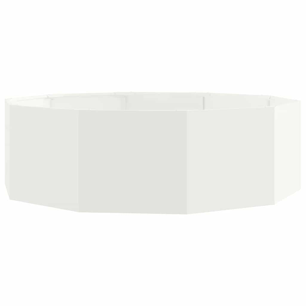 Plantekasse Hvid 120 x 120 x 35 cm Stål