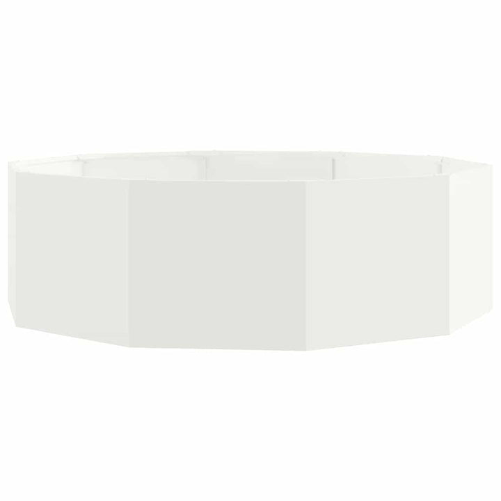 Plantekasse Hvid 120 x 120 x 35 cm Stål