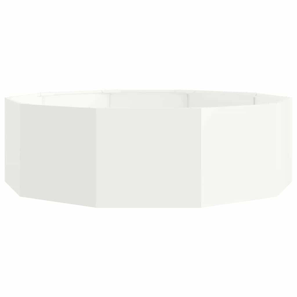 Plantekasse Hvid 120 x 120 x 35 cm Stål