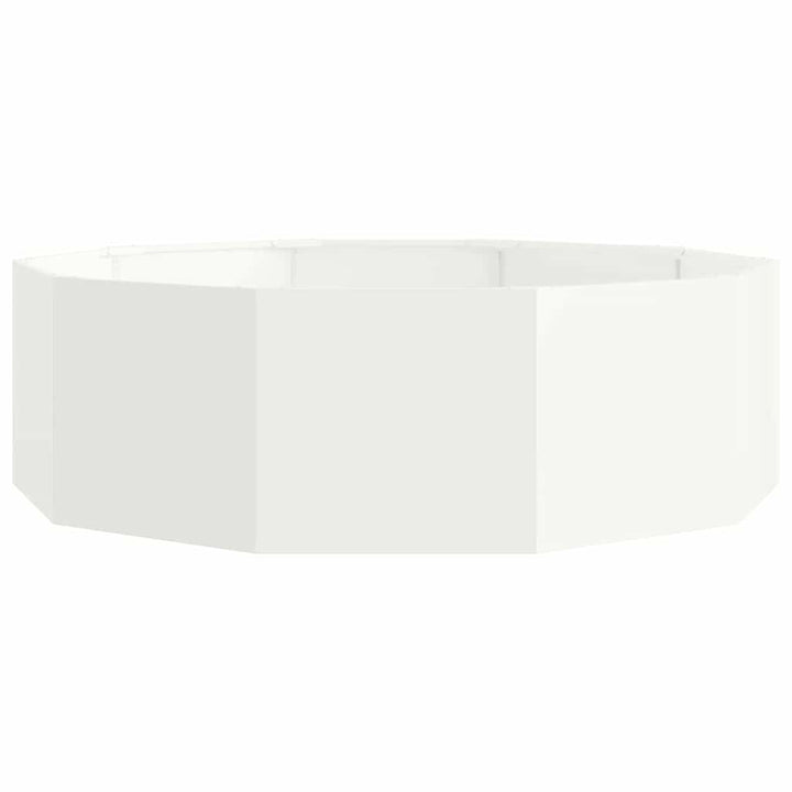 Plantekasse Hvid 120 x 120 x 35 cm Stål