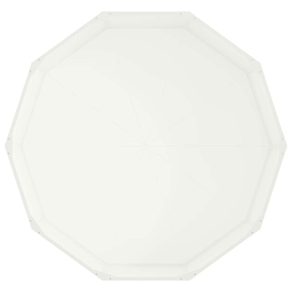 Plantekasse Hvid 120 x 120 x 35 cm Stål