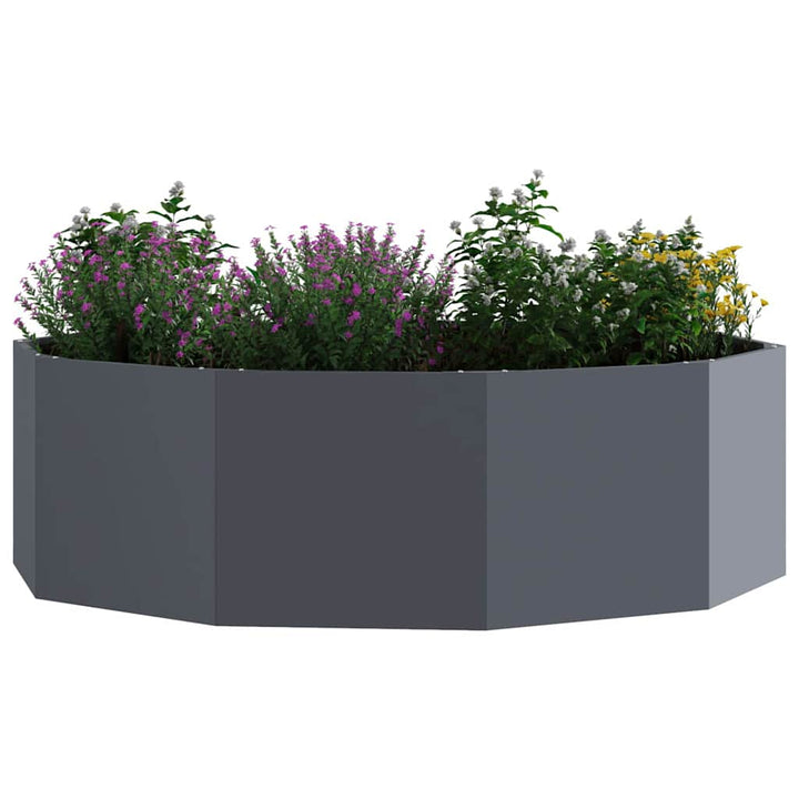 Plantekasse Antracit 120 x 120 x 35 cm Stål