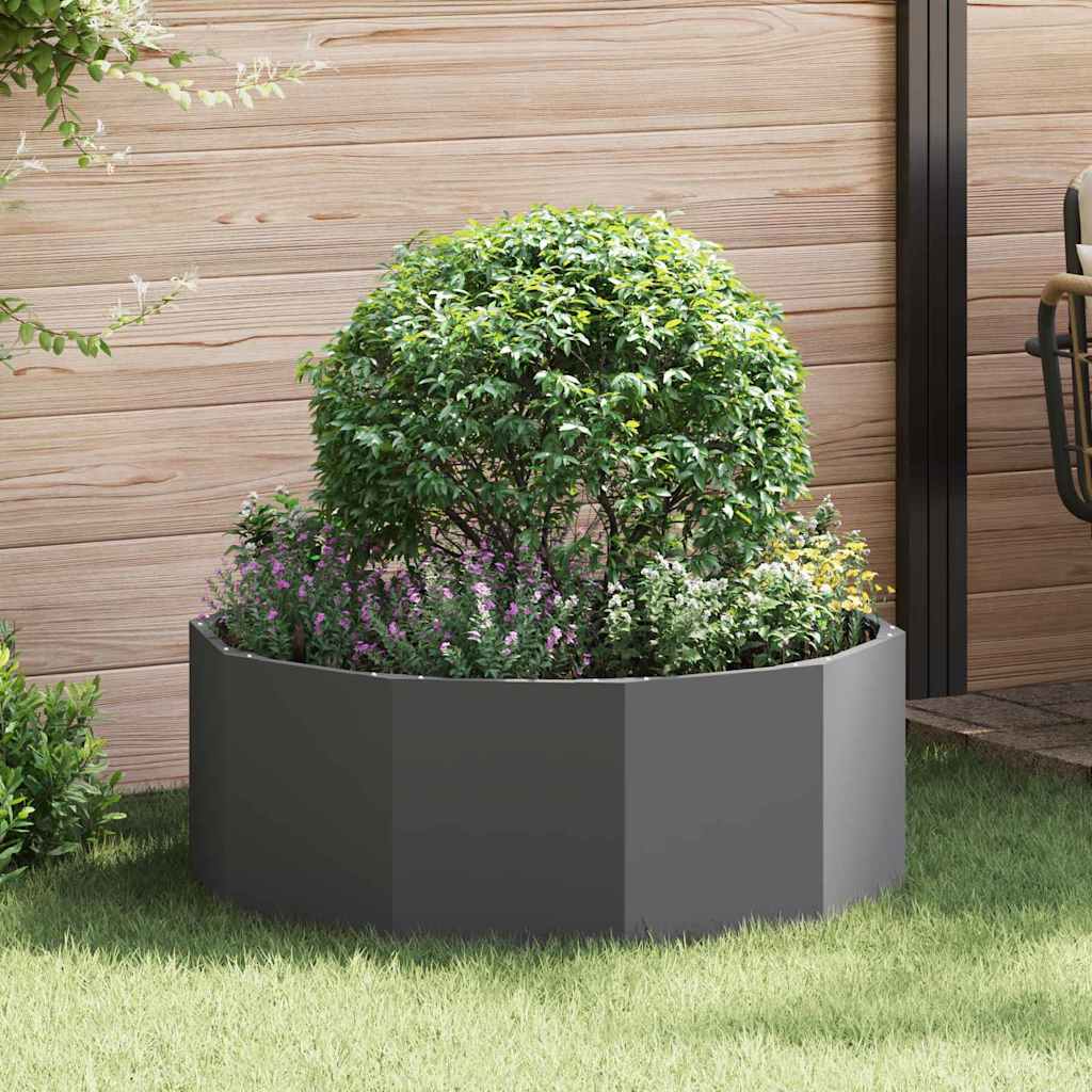 Plantekasse Sort 90 x 90 x 35 cm Stål