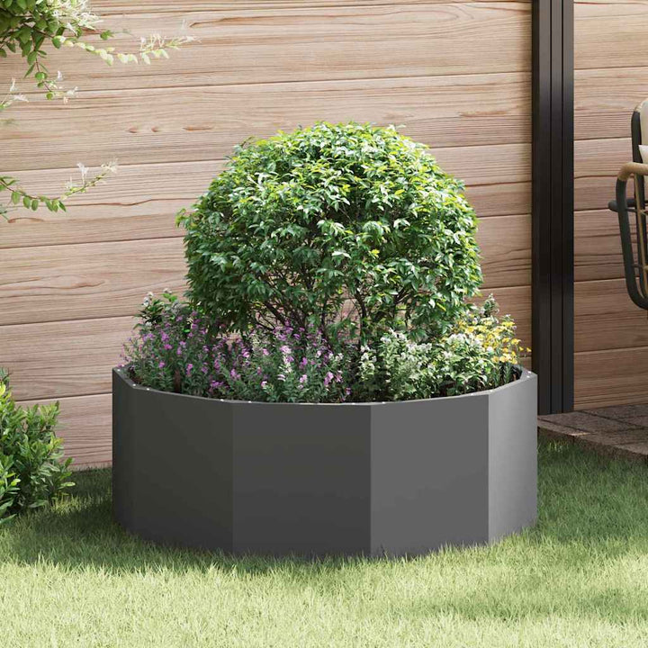 Plantekasse Sort 90 x 90 x 35 cm Stål