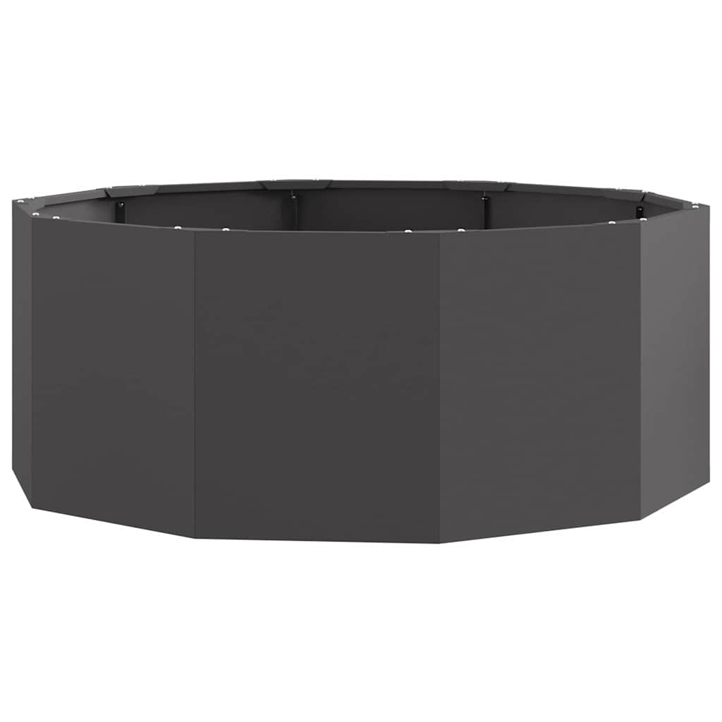 Plantekasse Sort 90 x 90 x 35 cm Stål