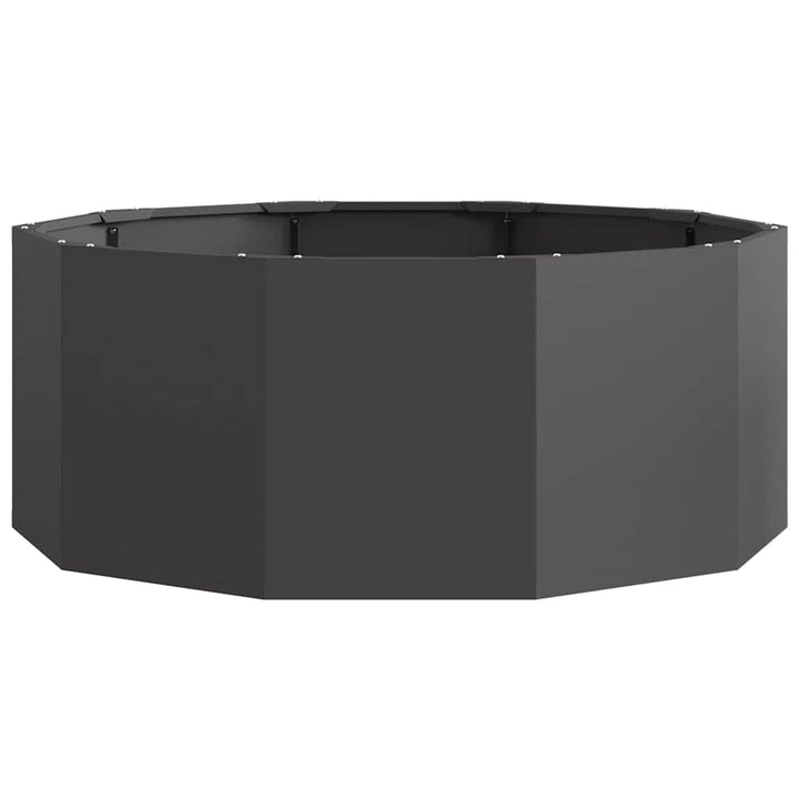 Plantekasse Sort 90 x 90 x 35 cm Stål
