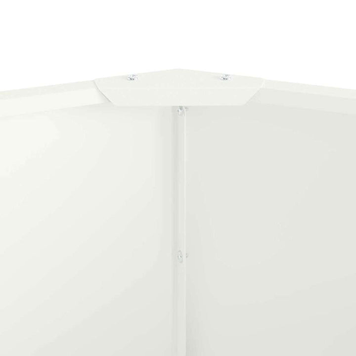 Plantekasse Hvid 90 x 90 x 35 cm Stål