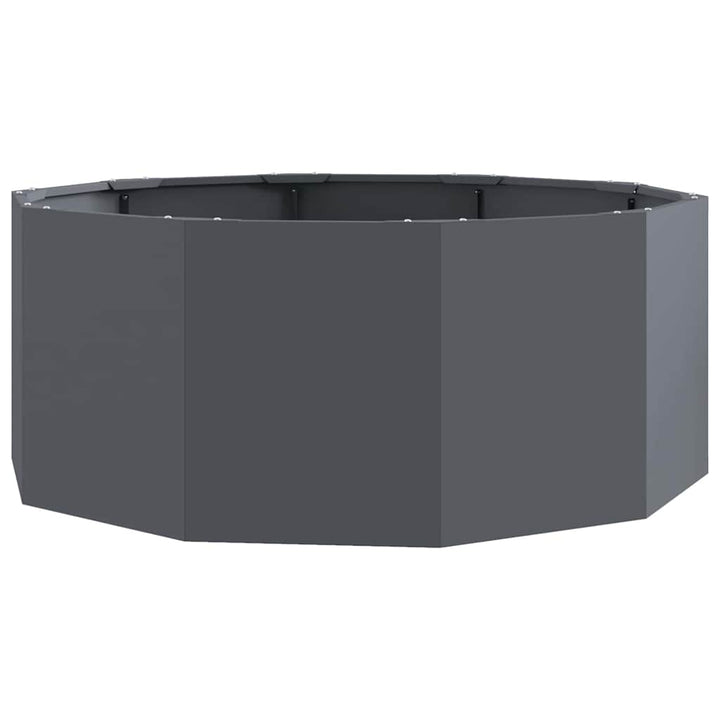Plantekasse Antracit 90 x 90 x 35 cm Stål