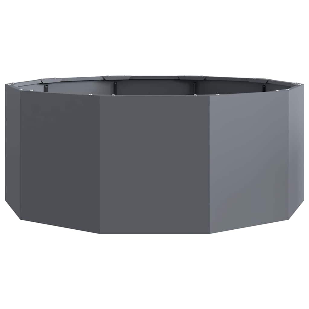 Plantekasse Antracit 90 x 90 x 35 cm Stål