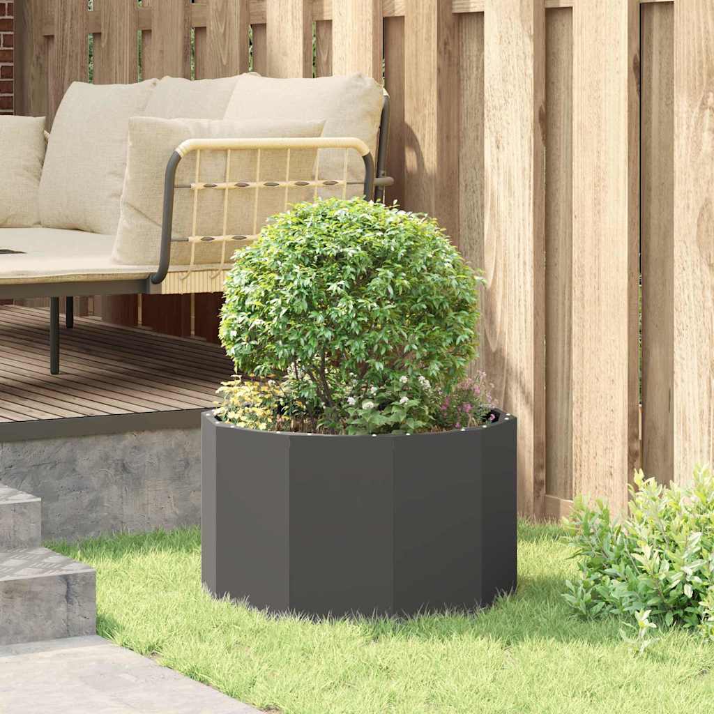 Plantekasse Sort 60 x 60 x 35 cm Stål