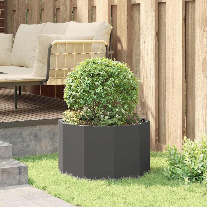 Plantekasse Sort 60 x 60 x 35 cm Stål