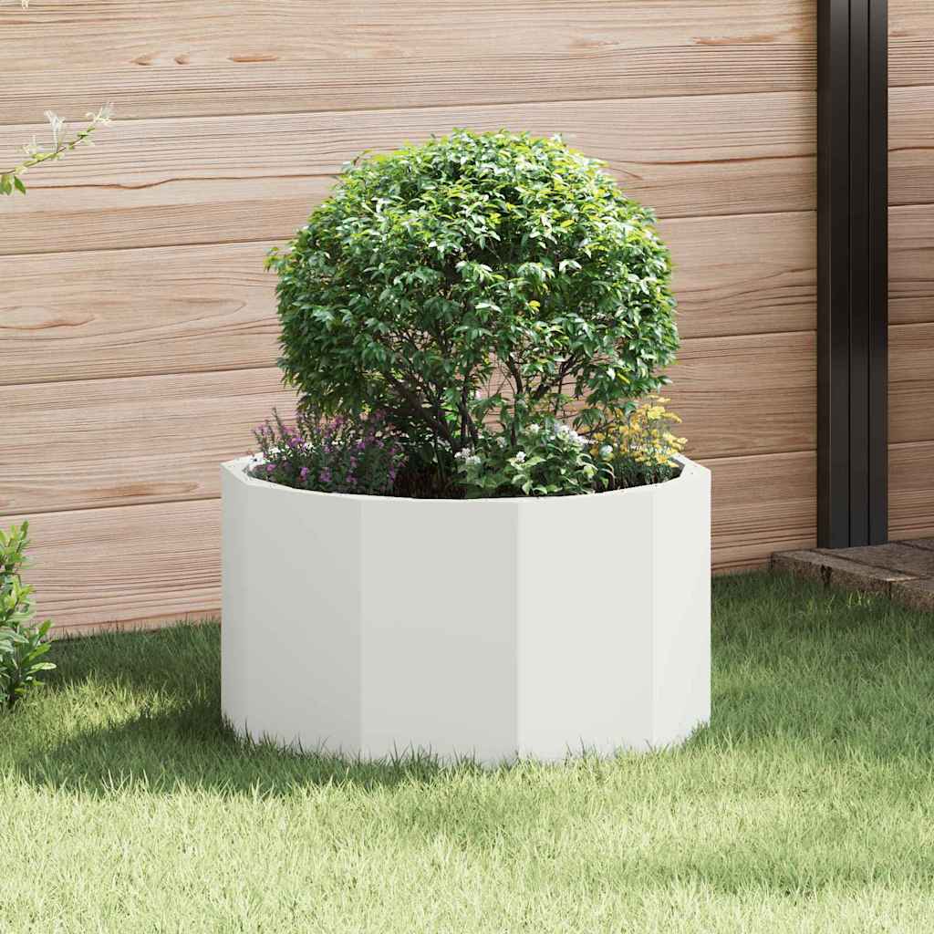Plantekasse Hvid 60 x 60 x 35 cm Stål