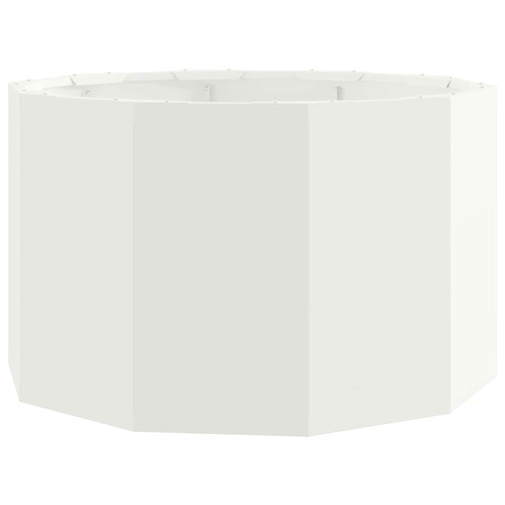 Plantekasse Hvid 60 x 60 x 35 cm Stål