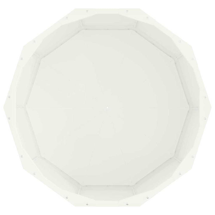 Plantekasse Hvid 60 x 60 x 35 cm Stål