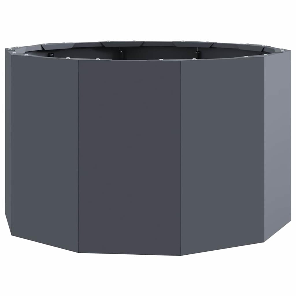 Plantekasse Antracit 60 x 60 x 35 cm Stål