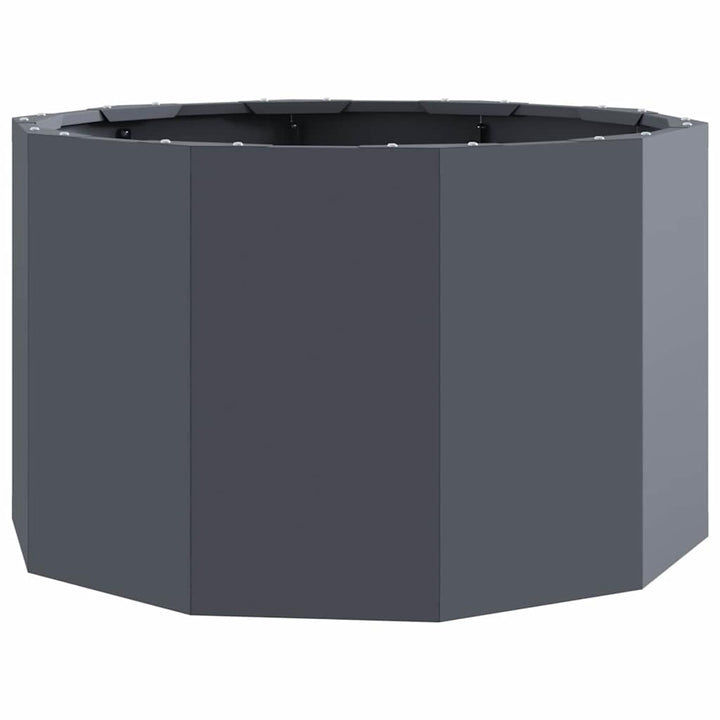 Plantekasse Antracit 60 x 60 x 35 cm Stål