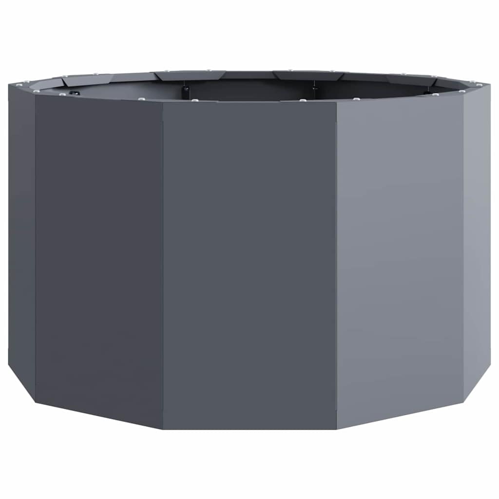 Plantekasse Antracit 60 x 60 x 35 cm Stål
