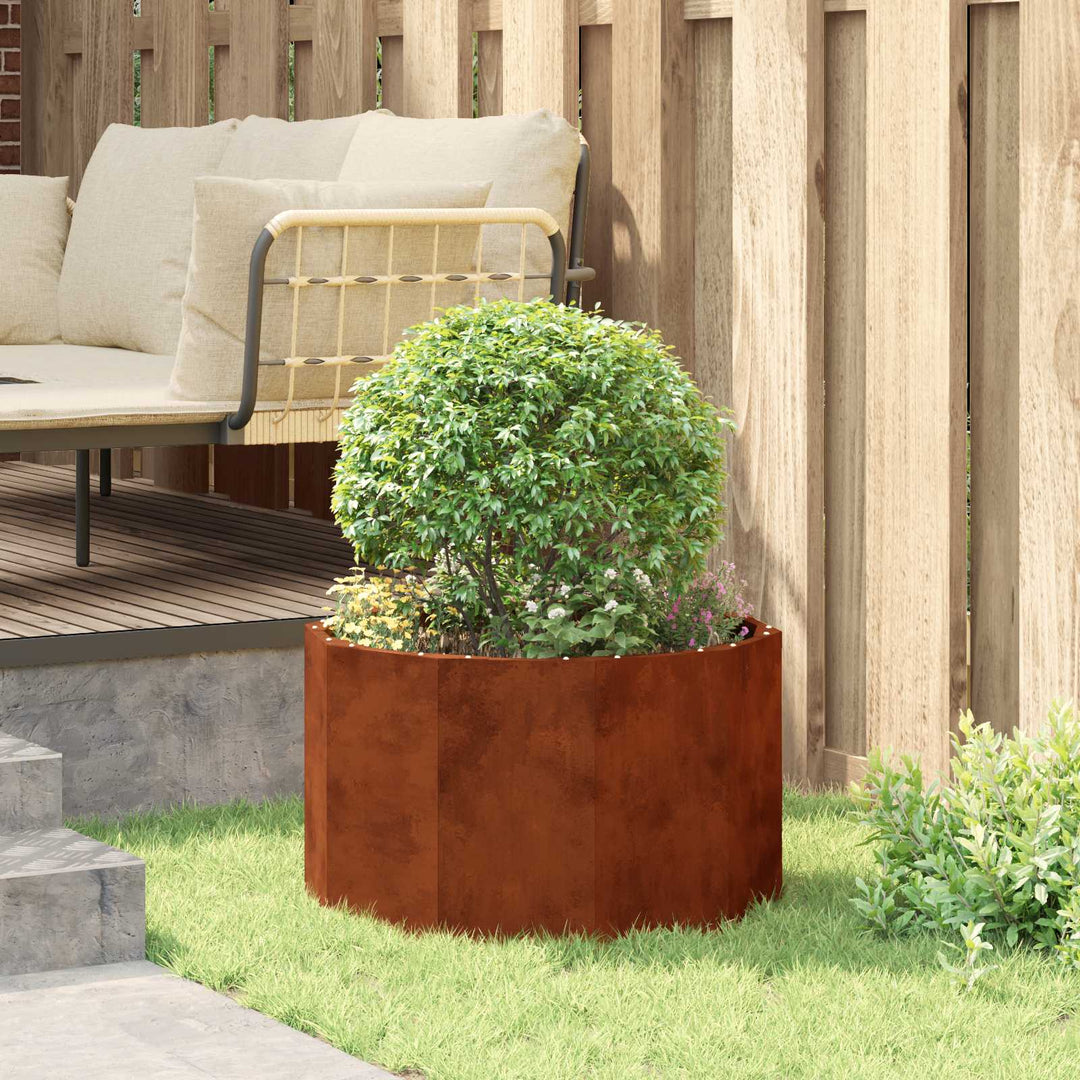 Plantekasse Rusten 60 x 60 x 35 cm Cortenstål