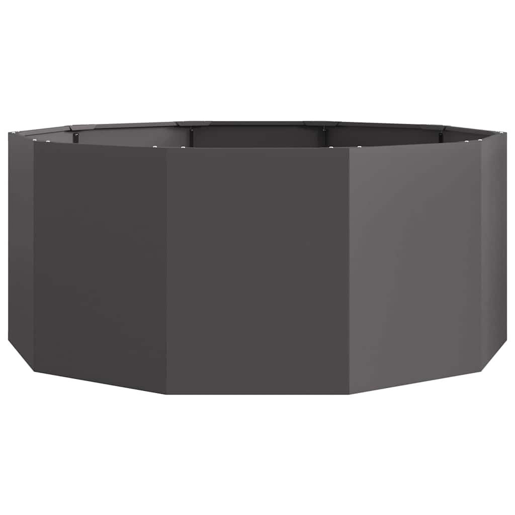 Plantekasse Sort 120 x 120 x 50 cm Stål