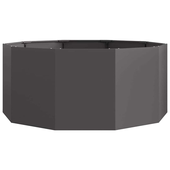Plantekasse Sort 120 x 120 x 50 cm Stål