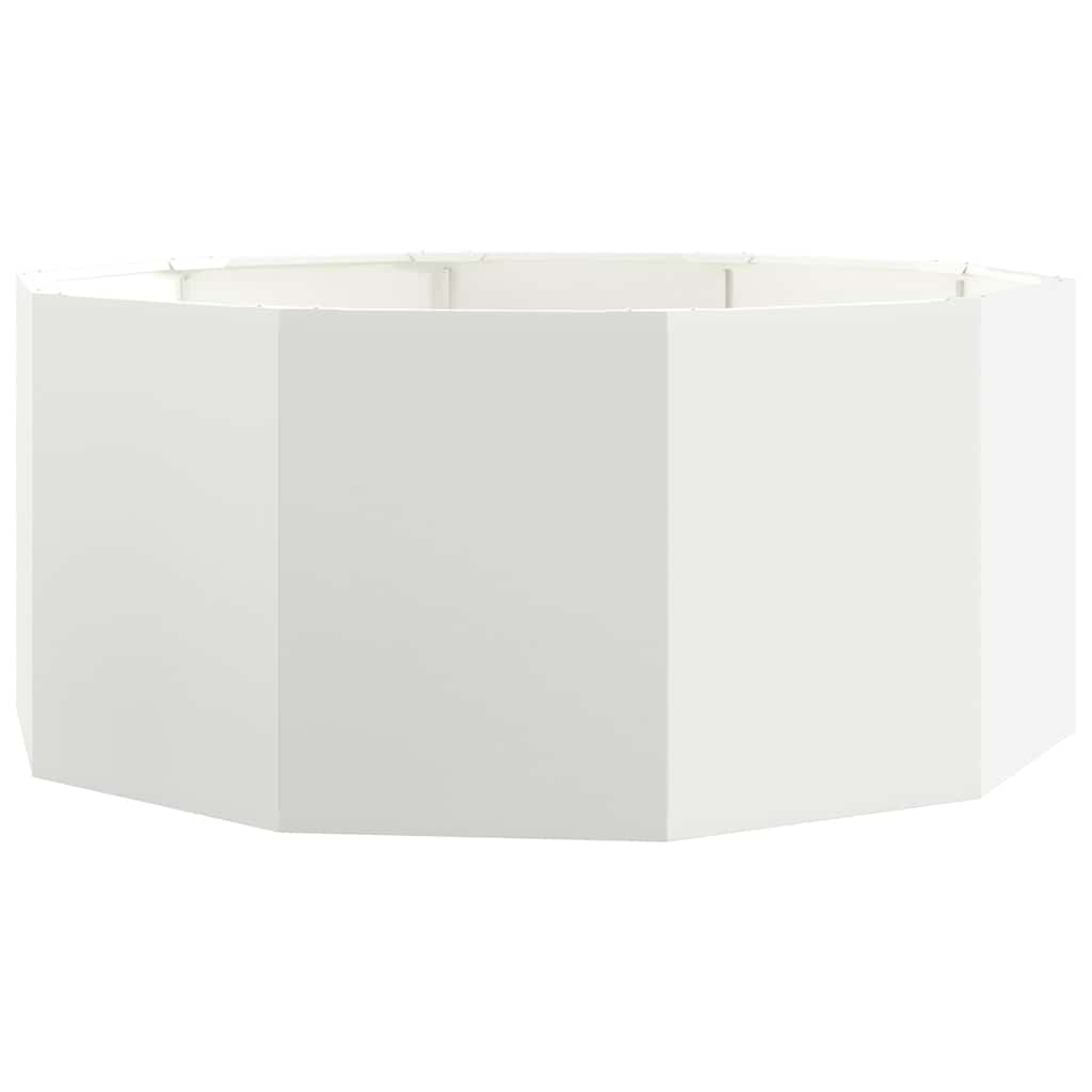 Plantekasse Hvid 120 x 120 x 50 cm Stål