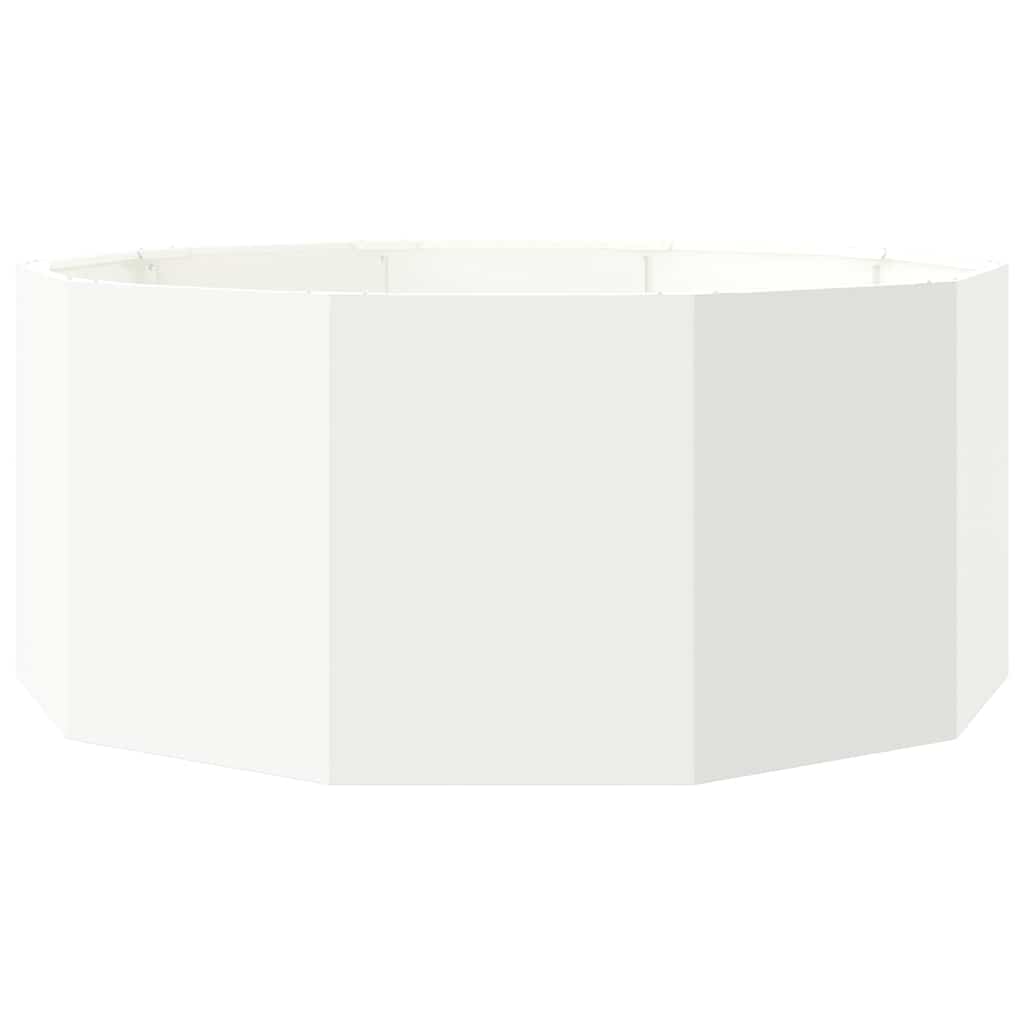 Plantekasse Hvid 120 x 120 x 50 cm Stål
