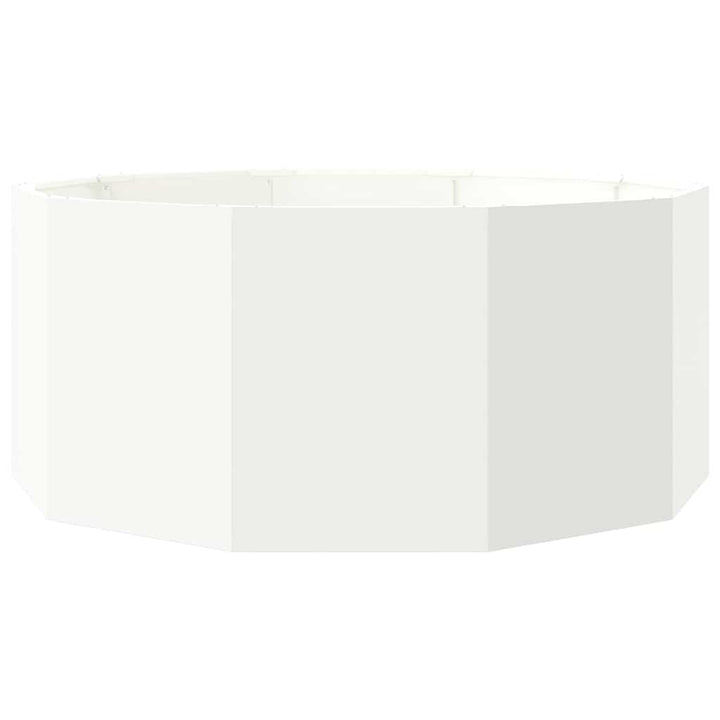 Plantekasse Hvid 120 x 120 x 50 cm Stål