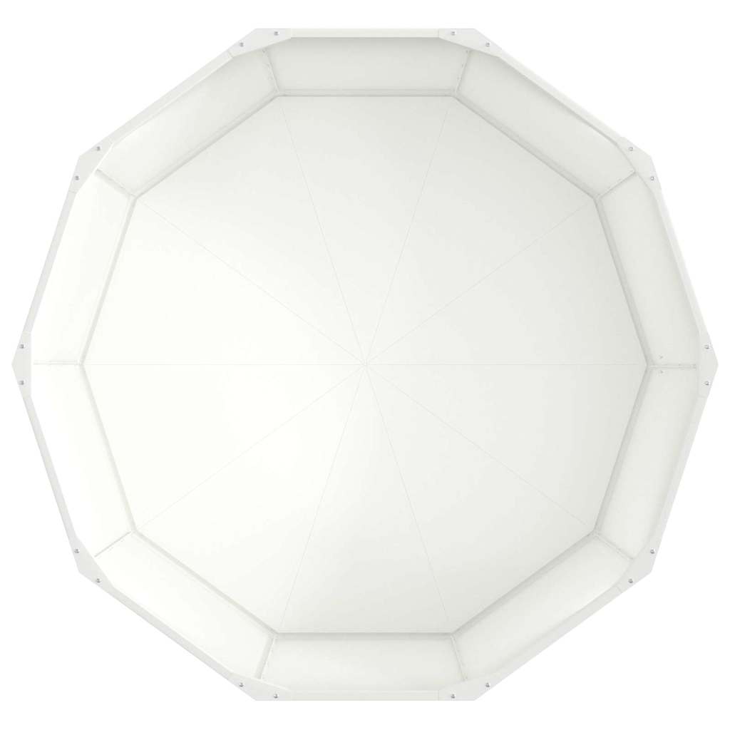 Plantekasse Hvid 120 x 120 x 50 cm Stål