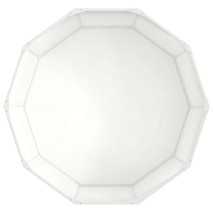 Plantekasse Hvid 120 x 120 x 50 cm Stål