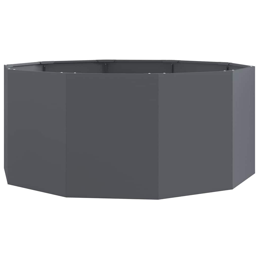 Plantekasse Antracit 120 x 120 x 50 cm Stål