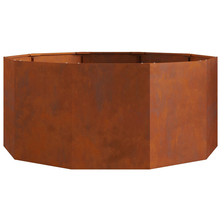 Plantekasse Rusten 120 x 120 x 50 cm Cortenstål