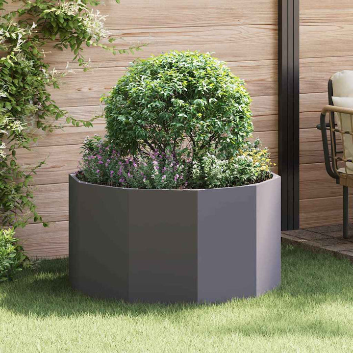 Plantekasse Sort 90 x 90 x 50 cm Stål