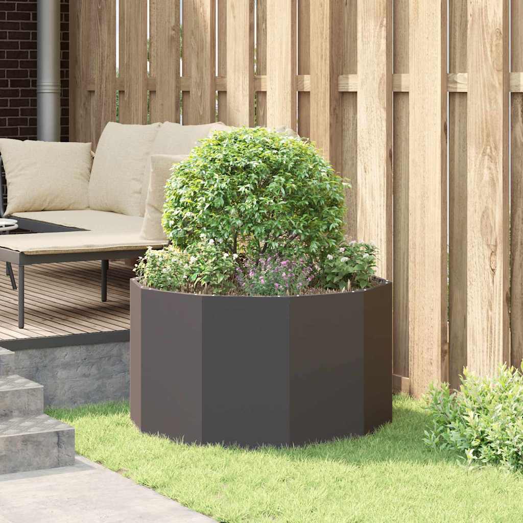 Plantekasse Sort 90 x 90 x 50 cm Stål
