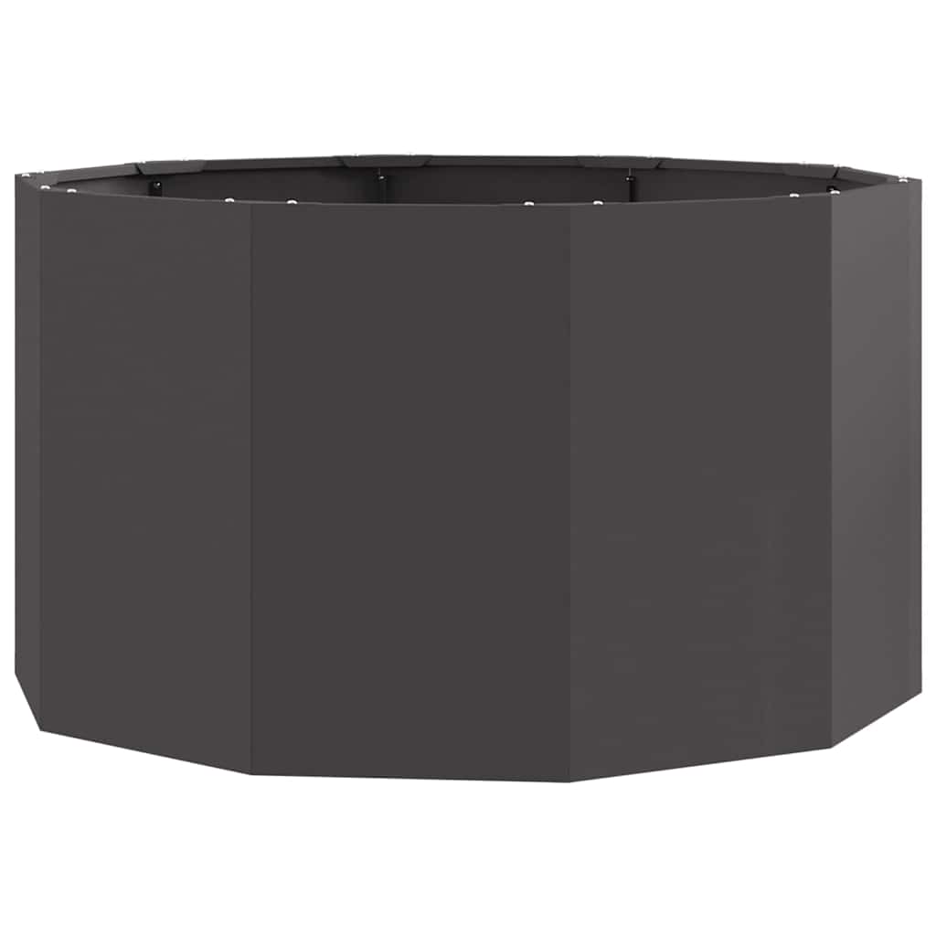 Plantekasse Sort 90 x 90 x 50 cm Stål
