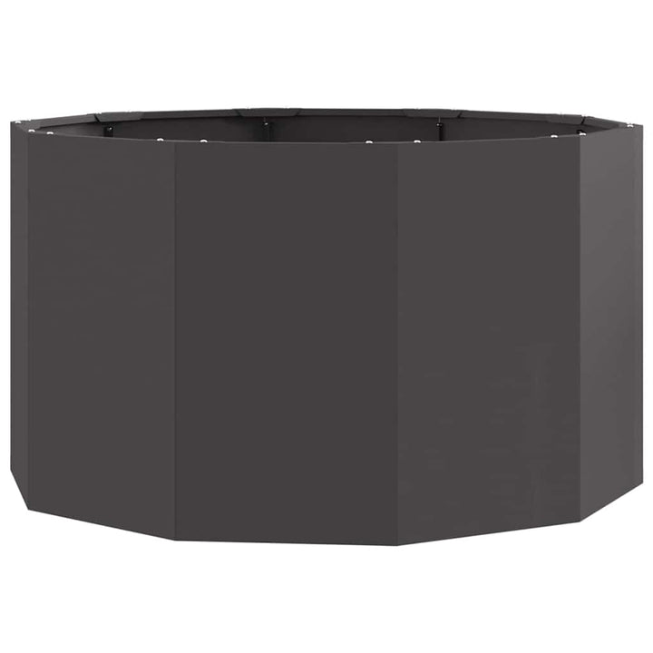 Plantekasse Sort 90 x 90 x 50 cm Stål