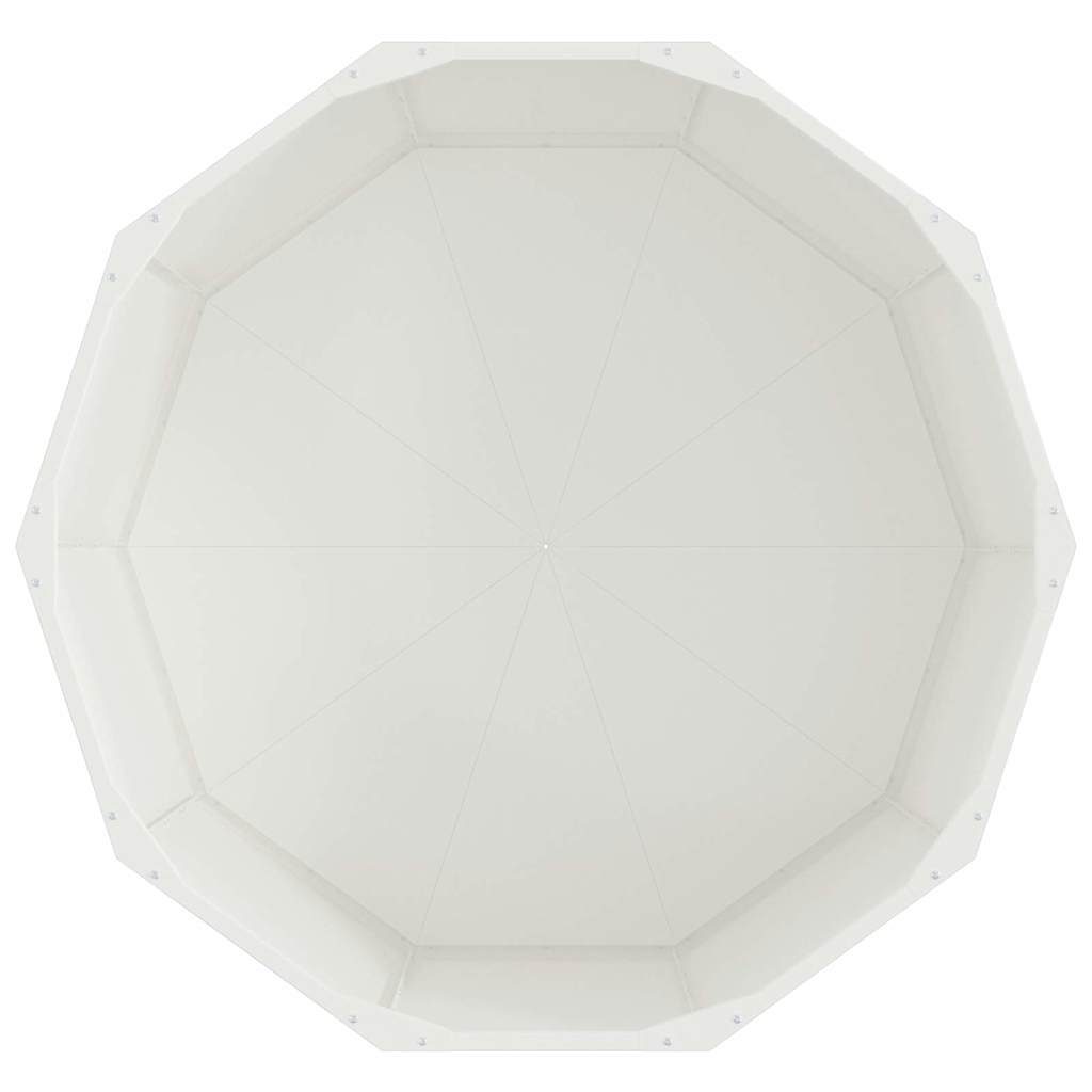 Plantekasse Hvid 90 x 90 x 50 cm Stål
