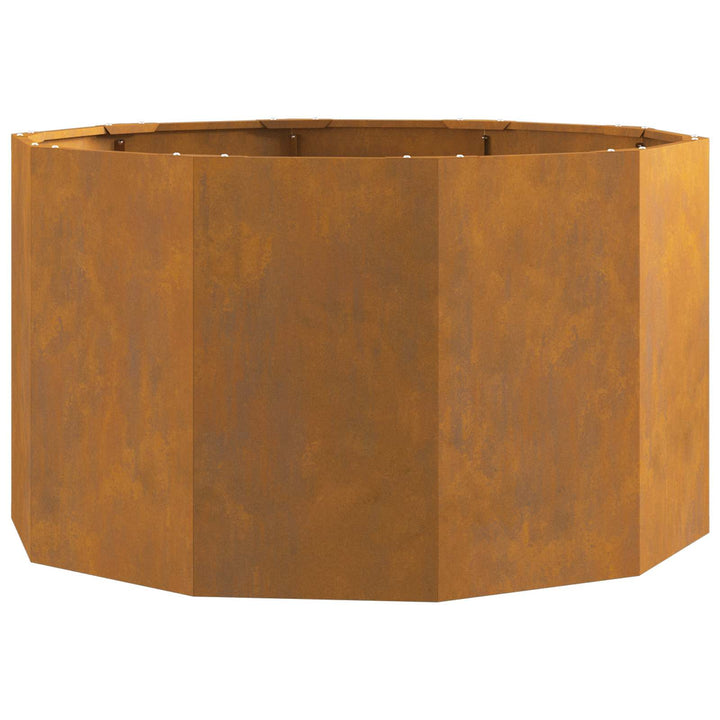 Plantekasse Rusten 90 x 90 x 50 cm Cortenstål