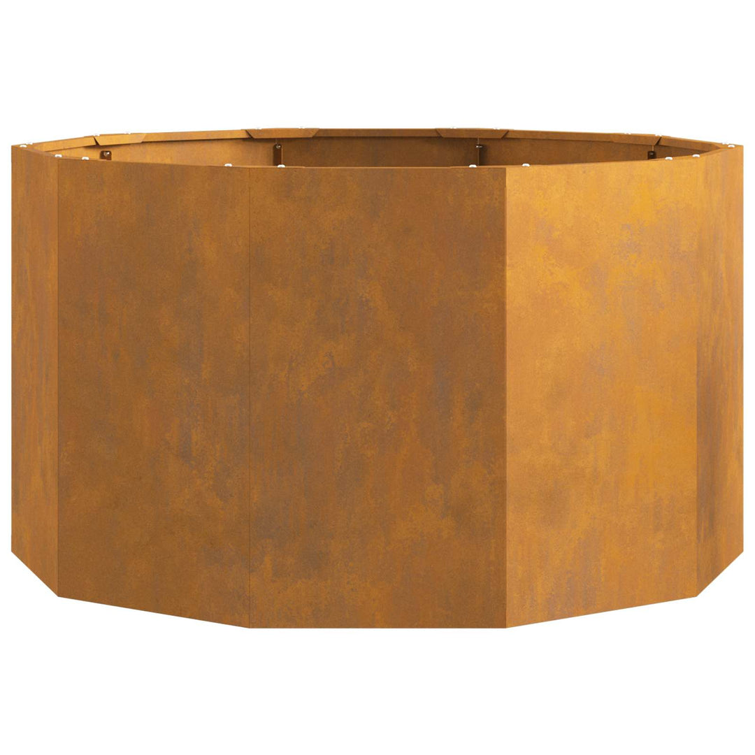 Plantekasse Rusten 90 x 90 x 50 cm Cortenstål