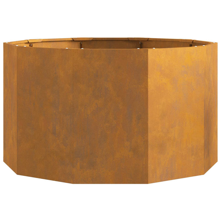 Plantekasse Rusten 90 x 90 x 50 cm Cortenstål