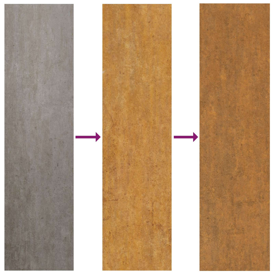 Plantekasse Rusten 90 x 90 x 50 cm Cortenstål